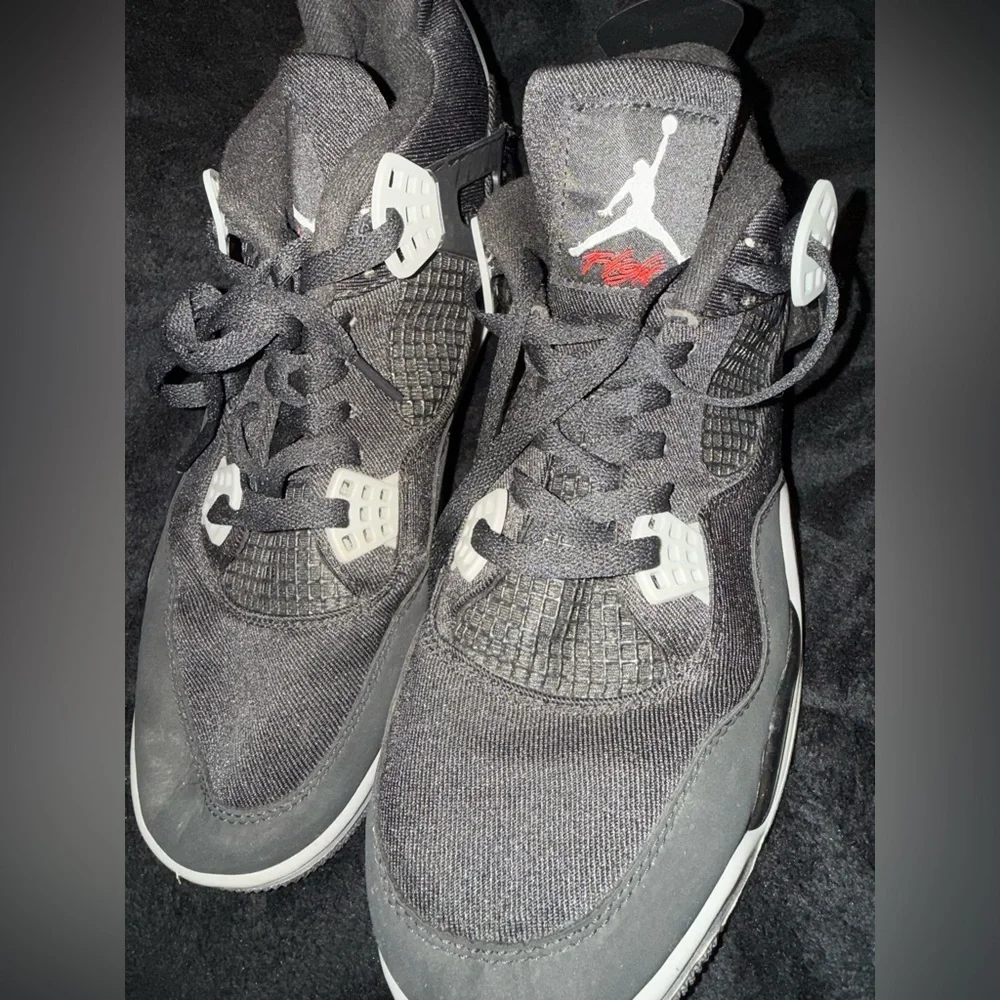 Jordan Black and Gray Sneakers